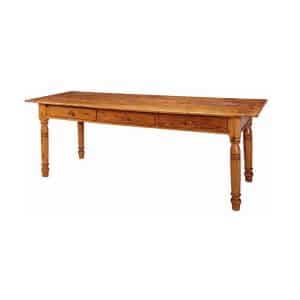 HARVEST TABLE WITH DRAWERS