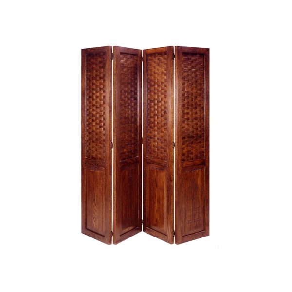 ENGLISH FOUR PANEL SCREEN