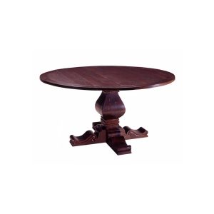 CARVED EUROPEAN PEDESTAL TABLE