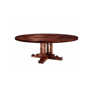 FRENCH PARQUET PEDESTAL TABLE