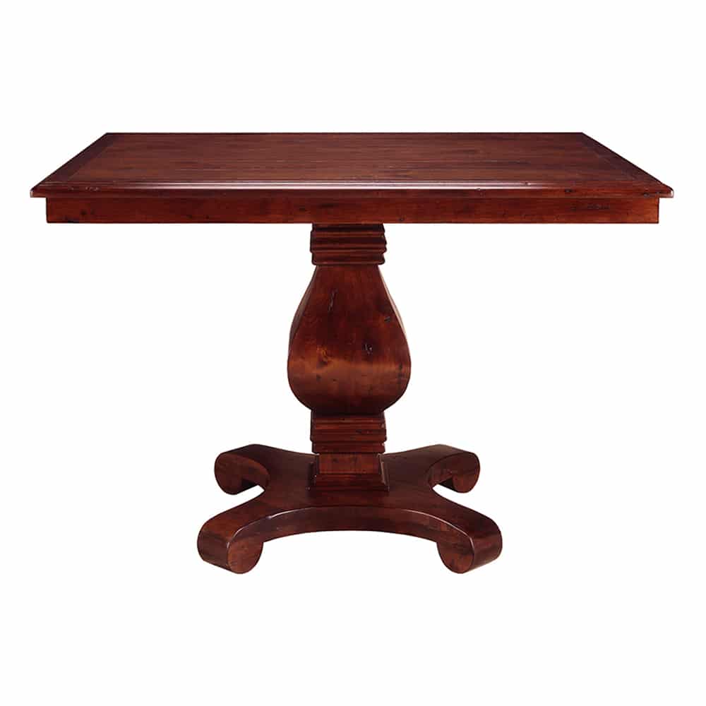 EUROPEAN PEDESTAL TABLE Old Timber Table Studio