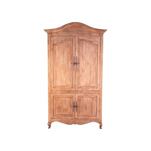FRENCH ARMOIRE WITH BONNET TOP