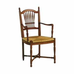 WHEAT BACK ARM CHAIR