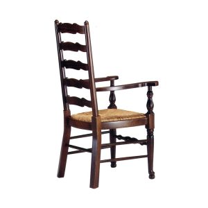 COUNTRY LADDER BACK ARM CHAIR