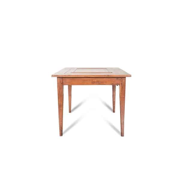 GAME TABLE W/ LEATHER AND GAME BOARDS - Image 2