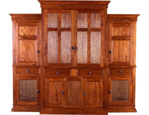 Oak Tambour Entertainment Unit CC3502